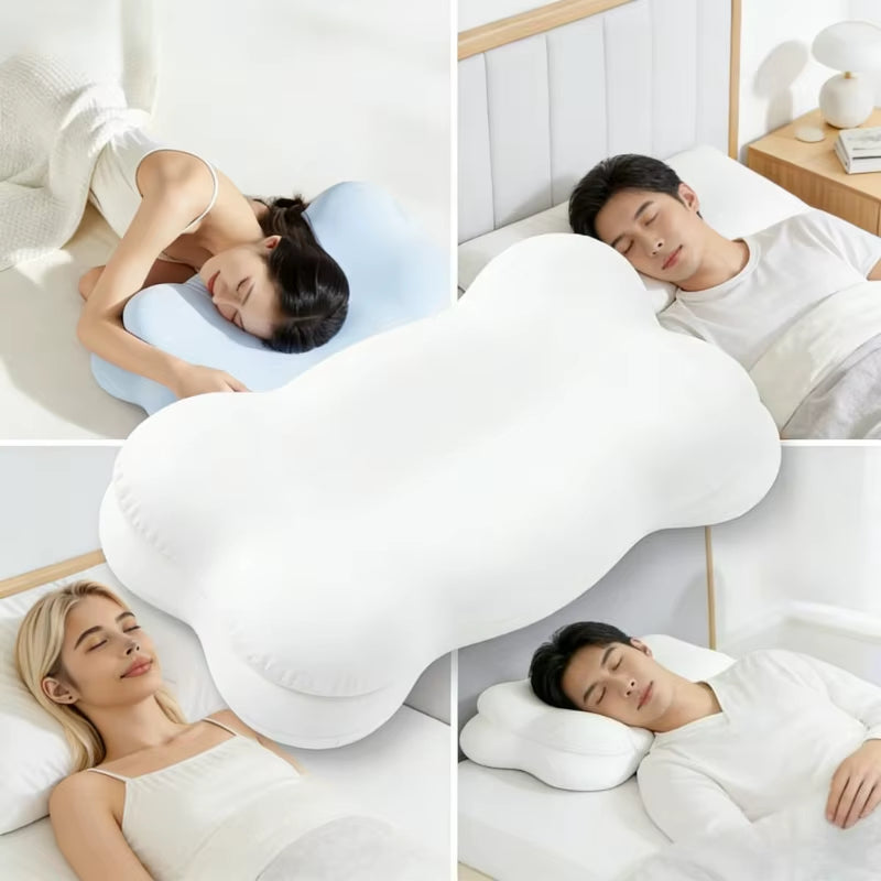 Sleepease™ Odorless Orthopedic Pillow – Memory Foam Neck and Shoulder Pain Relief for Ergonomic Comfort