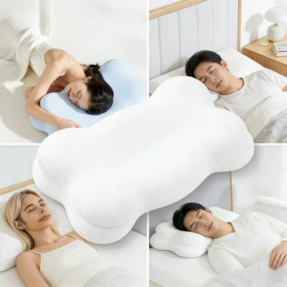 Sleepease™ Odorless Orthopedic Pillow – Memory Foam Neck and Shoulder Pain Relief for Ergonomic Comfort